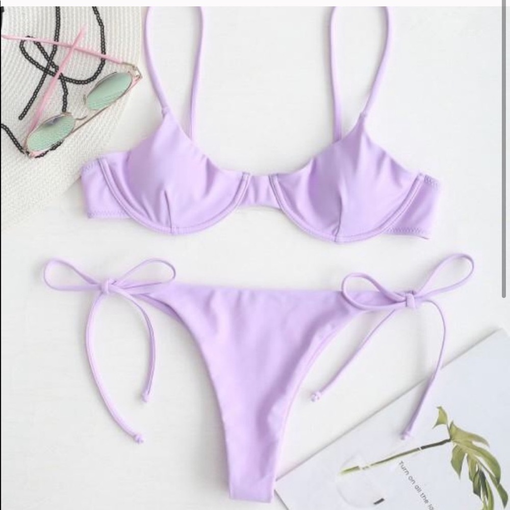 PURPLE BIKINI SWT NEVER WORN